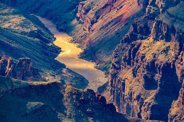 Vue Sur Grand Canyon Fin Après Midi — Photo