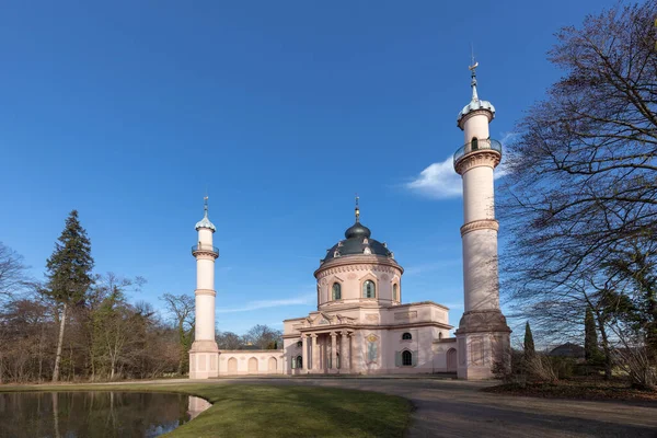 Schwetzingen Tyskland Februari 2019 Moské Schwetzingens Slottsträdgårdar Det Tysklands Största — Stockfoto