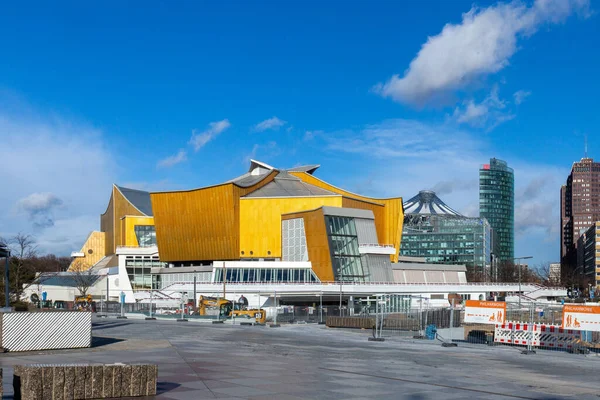 Берлін Німеччина Березня 2019 Концертний Зал Берлінер Філармонія Шедевром Сучасної — стокове фото