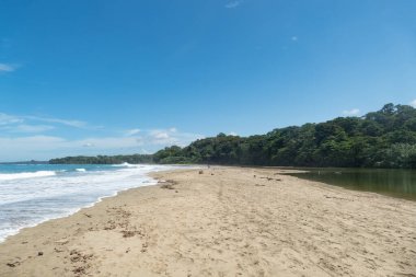 Kosta Rika, Puerto Viejo de Talamanca 'nın Karayip tarafında Cocles plajı