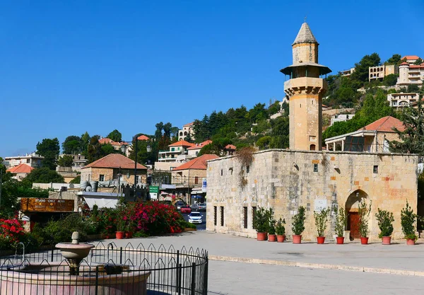 Chouf Deir Qamar Fakhreddine清真寺是黎巴嫩山区最古老的清真寺 — 图库照片