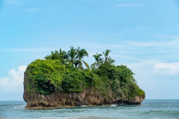 Мальовничий Пляж Коулз Карибському Боці Коста Рики Пуерто Єхо Таламанка — стокове фото