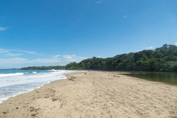 Kosta Rika Puerto Viejo Talamanca Nın Karayip Tarafında Cocles Plajı — Stok fotoğraf
