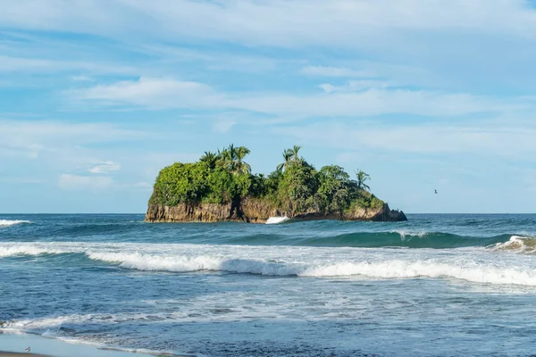 Scenic Beach Cocles Caribbean Side Costa Rica Puerto Viejo Talamanca — Stock Photo, Image