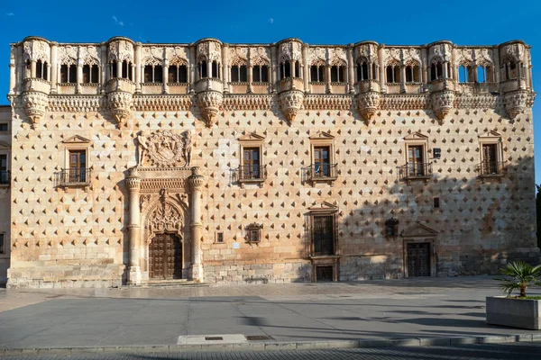 Zabytkowy Pałac Infantado Guadalajarze Hiszpania — Zdjęcie stockowe