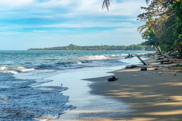 Playa Pintoresca Cocles Lado Caribeño Costa Rica Puerto Viejo Talamanca —  Fotos de Stock