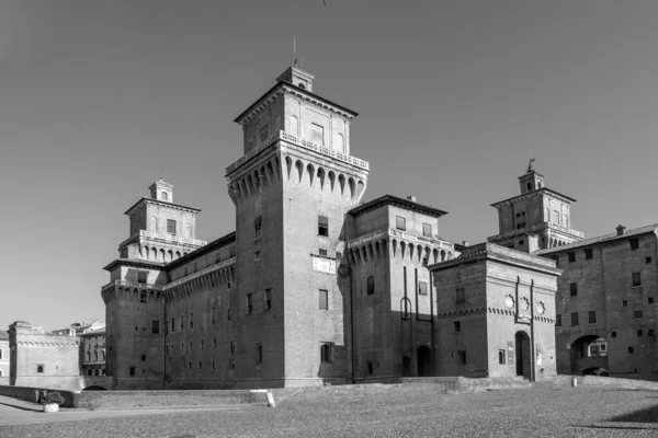 Histórico Estense Castillo Ferrara Italia — Foto de Stock