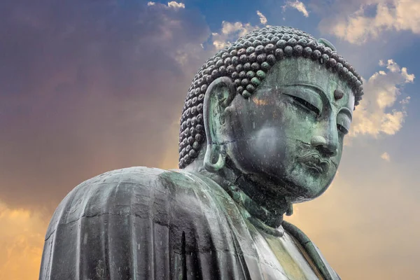 Velký Buddha Kotoku Chrámu Kamakura Kanagawa Japonsko — Stock fotografie