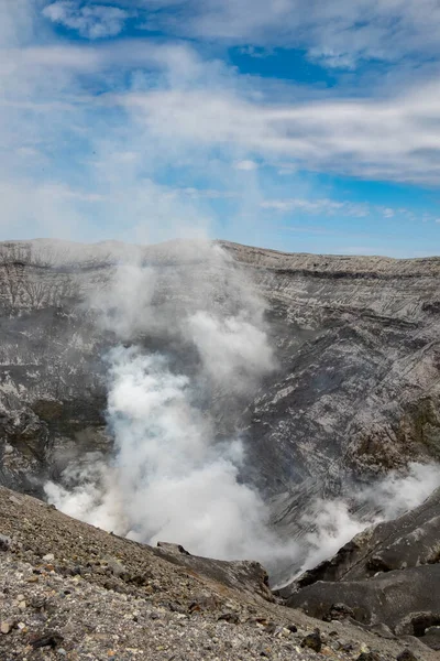 Active Volcano Crater Aso Caldera Japan — Stock Photo, Image