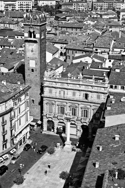 Βερόνα Ιταλία Αυγούστου 2009 Πανοραμική Θέα Της Βερόνας Από Torre — Φωτογραφία Αρχείου