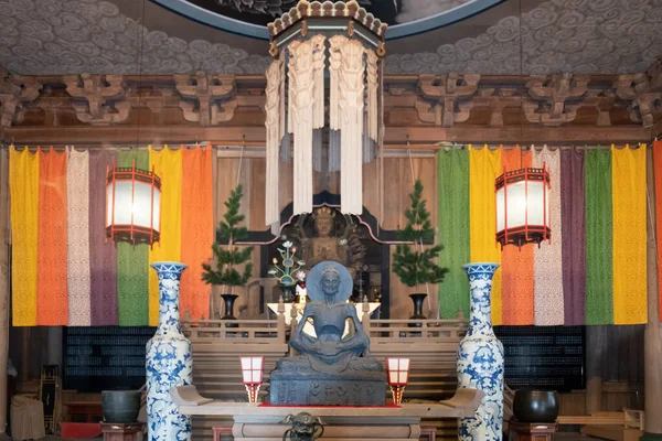 Kamakura Japón Marzo 2023 Estatua Jizo Bosatsu Butsuden Hall Templo —  Fotos de Stock