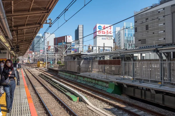 Tokyo Japon Mars 2023 Gare Tokyo Avec Skyline Arrière Plan — Photo