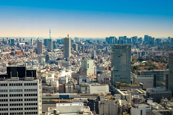 Tokio Japan März 2023 Blick Von Einer Aussichtsplattform Auf Die — Stockfoto