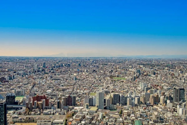2023年3月19日 スカイライン展望台から東京のスカイラインを望む — ストック写真