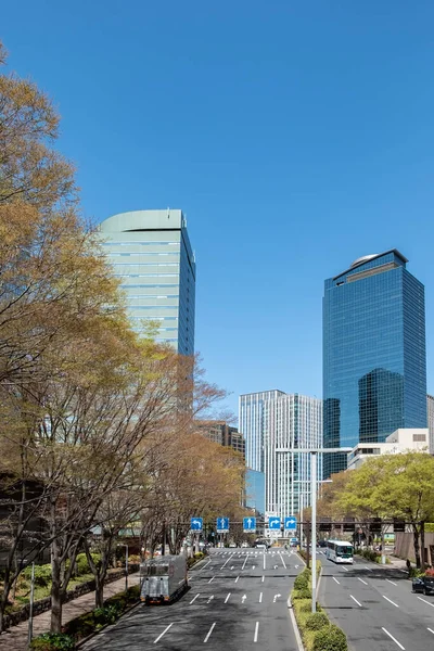 Tokio Japan Maart 2023 Uitzicht Skyline Van Tokio Met Meerdere — Stockfoto