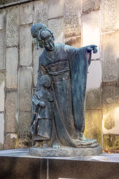 Нагасаки Япония Апреля 2023 Года Статуя Тамаки Миуры Японской Оперной — стоковое фото
