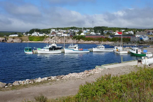 Μικρό Λιμάνι Στο Χωριό Neils Λιμάνι Στη Nova Scotia Ακτογραμμή — Φωτογραφία Αρχείου