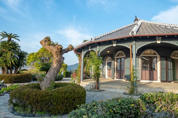日本长崎格洛弗花园的风景格洛弗房子 — 图库照片