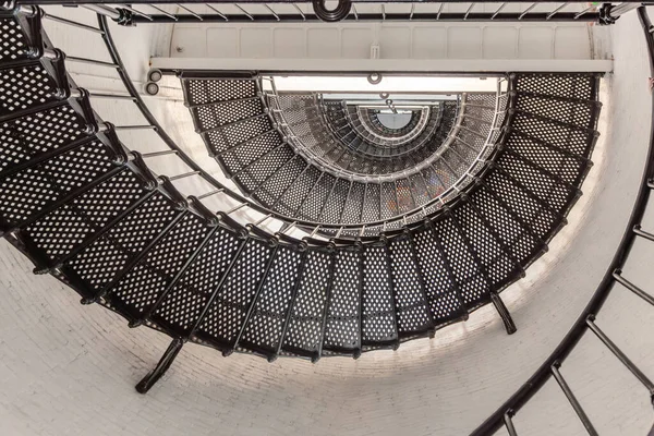 Железная Лестница Красивом Маяке Санкт Августина Флориде — стоковое фото