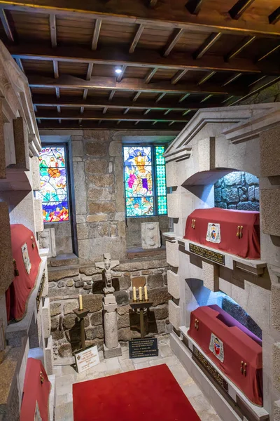 Брага Португалія Травня 2023 Гробниця Труною Колишньої Арки Єпископи Церкви — стокове фото