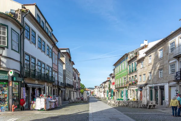 葡萄牙布拉加 2023年5月1日 旧城布拉加的街道场景 — 图库照片