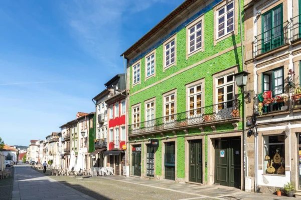 Брага Португалия Мая 2023 Года Уличная Сцена Старом Городе Брага — стоковое фото