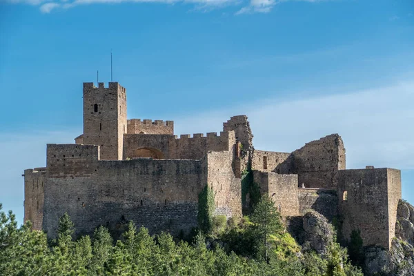 Castelo Loarre Castelo Mais Bem Preservado Europa — Fotografia de Stock