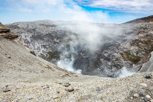 Active Volcano Crater Aso Caldera Japan — Stock Photo, Image