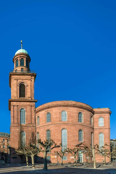 Paulskirche Sankt Paulus Kyrka Frankfurt Tyskland Det Första Tyska Parlamentet — Stockfoto