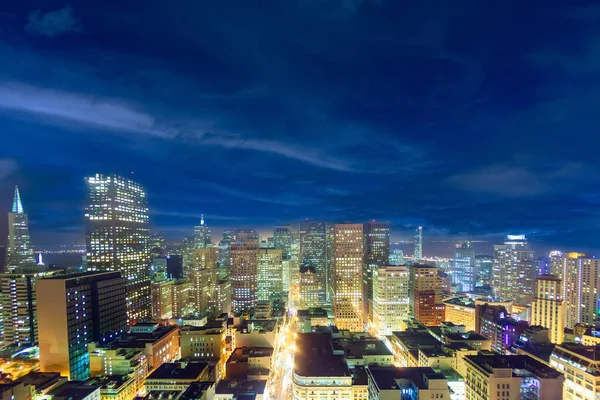 Panoramisch Uitzicht Skyline Van San Francisco Ochtend — Stockfoto