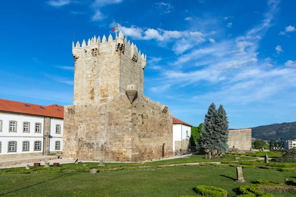Věž Zřícenina Hradu Středověká Stavba Postavil Dom Dinis Století Chaves — Stock fotografie