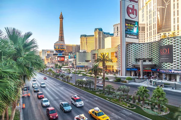 Las Vegas Verenigde Staten Juni 2012 Uitzicht Strip Mijl Van — Stockfoto