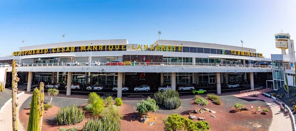 Lanzarote España Febrero 2023 Aeropuerto Cesar Manrique Arrecife Lanzarote España — Foto de Stock