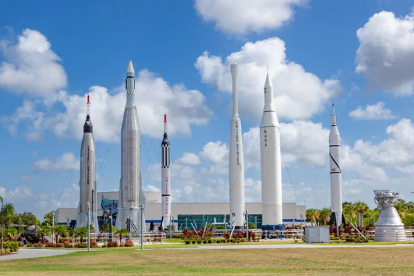 Orlando Usa Juli 2010 Rocket Garden Kennedy Space Center Bevat — Stockfoto