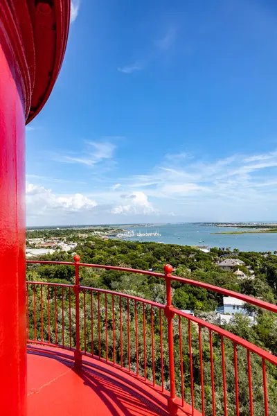 Schöner Leuchtturm Von Sankt Augustine Florida — Stockfoto