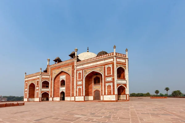 Inde Delhi Tombeau Humayun Construit Par Hamida Banu Commencé 1565 — Photo