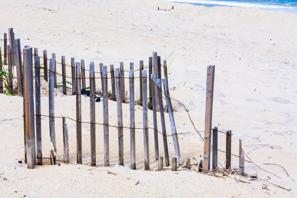 Dünenzaun Strand Zur Rettung Der Natur — Stockfoto