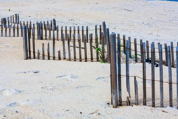 Dünenzaun Strand Zur Rettung Der Natur — Stockfoto
