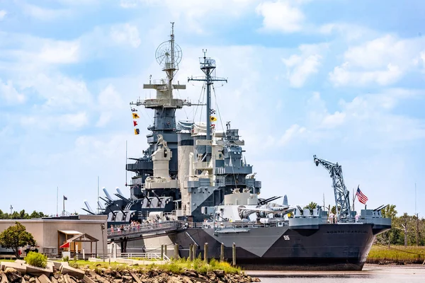Wilmington Verenigde Staten Juli 2010 Tweede Wereldoorlog Slagschip North Carolina — Stockfoto