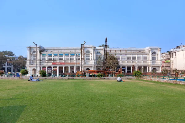 New Delhi India November 2011 Connaught Place One Busiest Largest — Stock Photo, Image