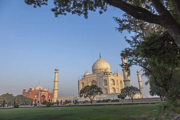 Ταζ Μαχάλ Στην Ινδία Στο Φως Πρωί — Φωτογραφία Αρχείου