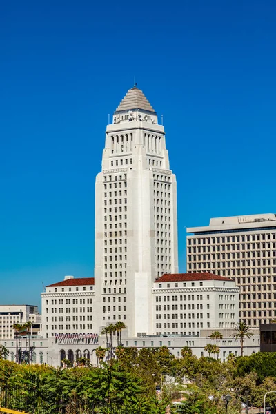 Los Angeles Storico Municipio Sotto Cielo Blu Stati Uniti — Foto Stock