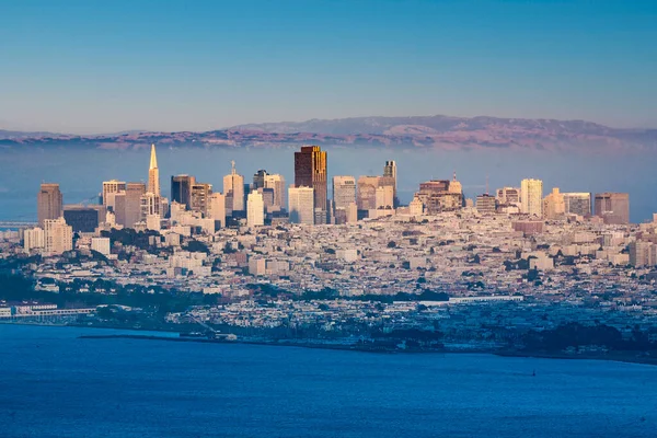 Vacker Utsikt Över San Francisco Eftermiddagssol — Stockfoto