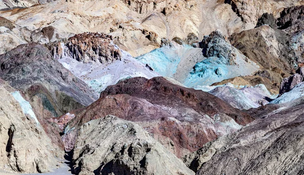 Artysta Dysku Palety Artystów Death Valley National Park Stany Zjednoczone — Zdjęcie stockowe