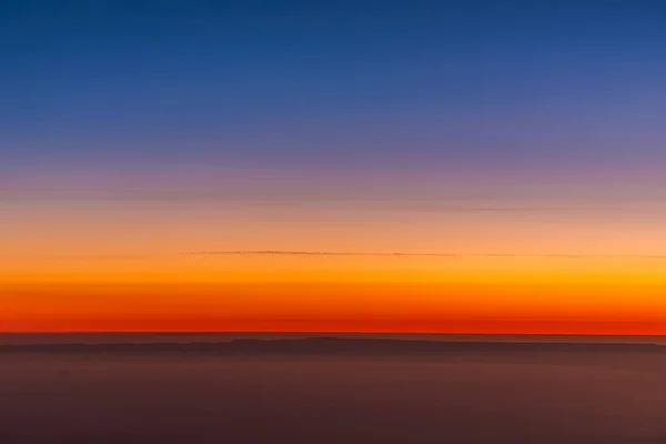 Aerial Sunrise Seen Airplane — Stock Photo, Image