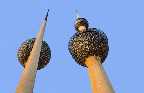 Orașul Kuwait Kuwait Iulie 1983 Turnurile Kuweit Fost Inaugurate Oficial — Fotografie, imagine de stoc