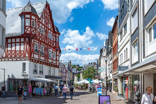 Монтабаур Германия Июня 2023 Года Людям Нравится Посещать Старый Город — стоковое фото