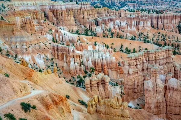 Bryce Canyon Avec Hoodoos Spectaculaires Lever Soleil — Photo