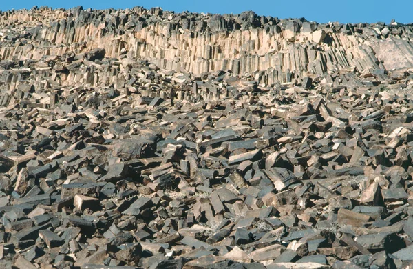Πέτρες Του Makhtesh Ramon Μοναδικό Κρατήρα Στο Ισραήλ — Φωτογραφία Αρχείου