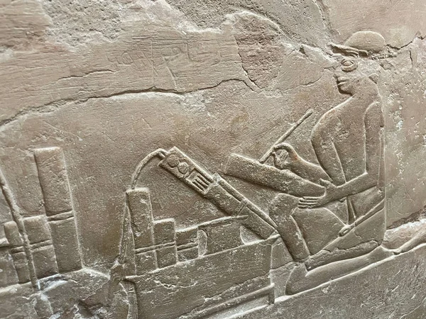 埃及开罗 2023年7月15日 塞西谢伊杜特公主的坟墓 墙上画着勇士 — 图库照片